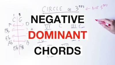 negative dominant chords