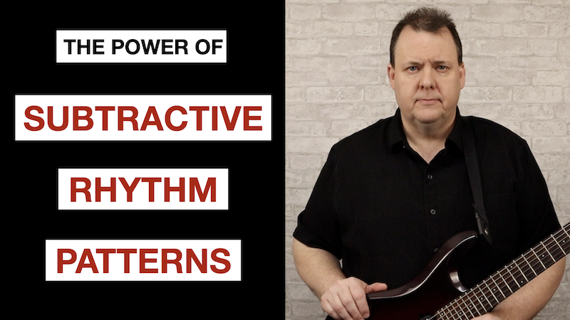 Write Creative Guitar Riffs With Subtractive Rhythm